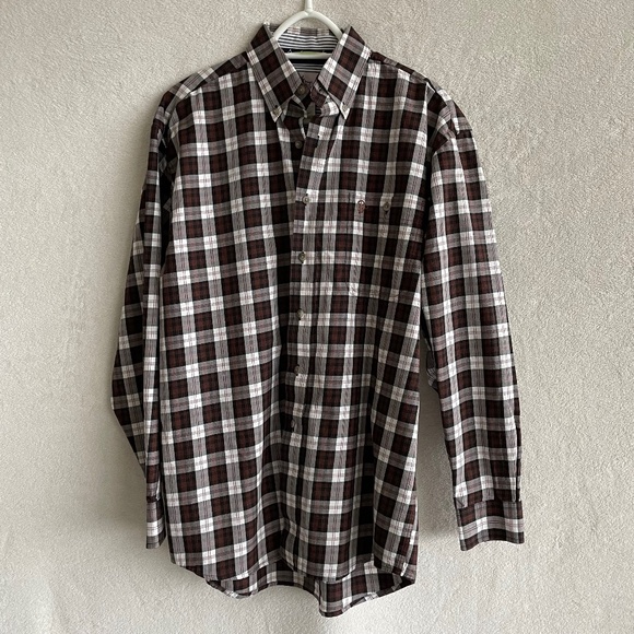 George Strait Cowboy Cut Collection by Wrangler / Men’s Long Sleeve Button-Down - Picture 1 of 7